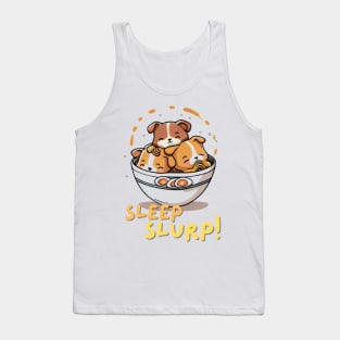 cute Puppies : Sleep Sluurp! Tank Top